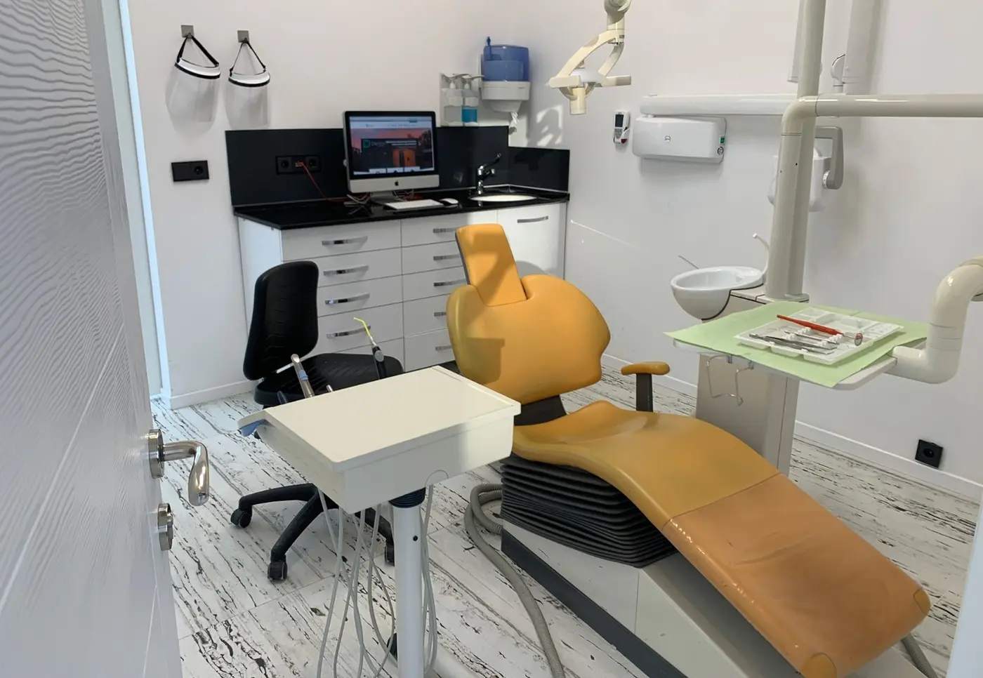 A treatment room at the Glanerbrug practice