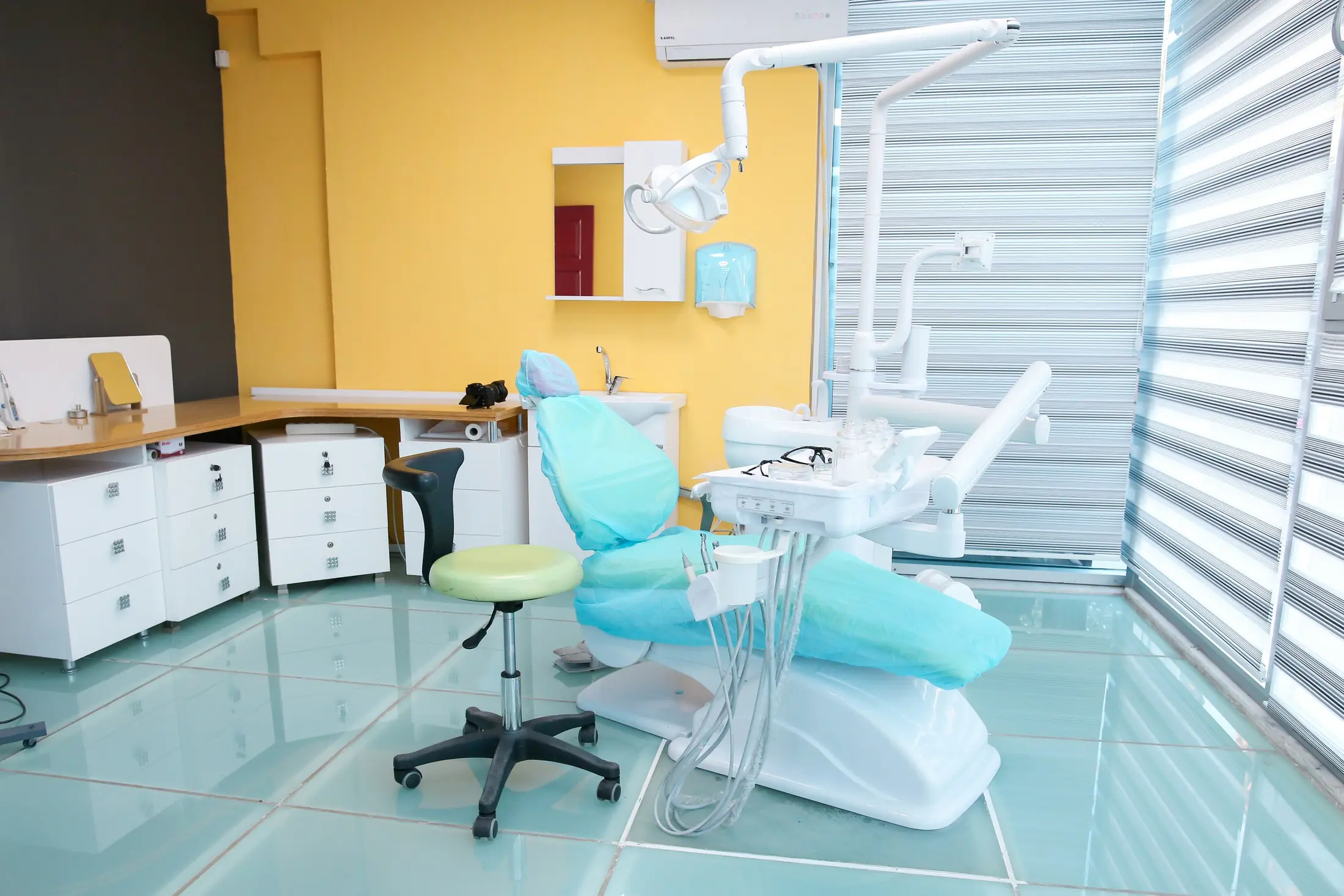 A third treatment suite on the upper floor